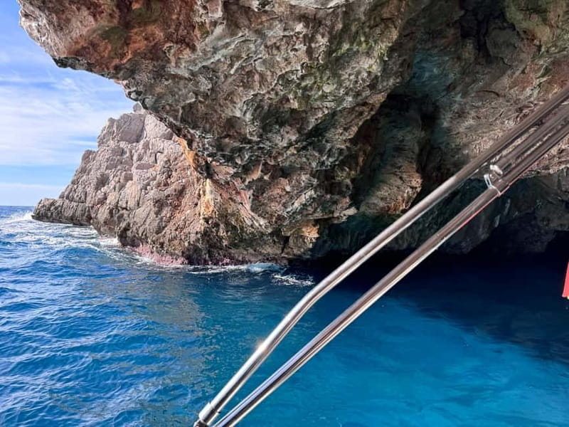 Risan: Blue Cave, Our Lady Of The Rocks - Pick Up - Swimming inside Montenegro’s Blue Cave