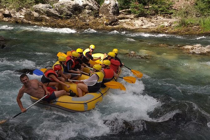River Tara Long Rafting Tour - Getting suited up for cold Tara water
