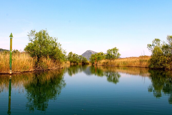 Skadar Lake & Crnojevića River: Swimming, Snacks & Wine - Leaving Virpazar through the reeds
