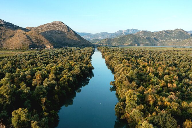 Skadar Lake Guided Boat Tour to Vranjina Monastery & Wine Tasting - Leaving Virpazar through the willow channels