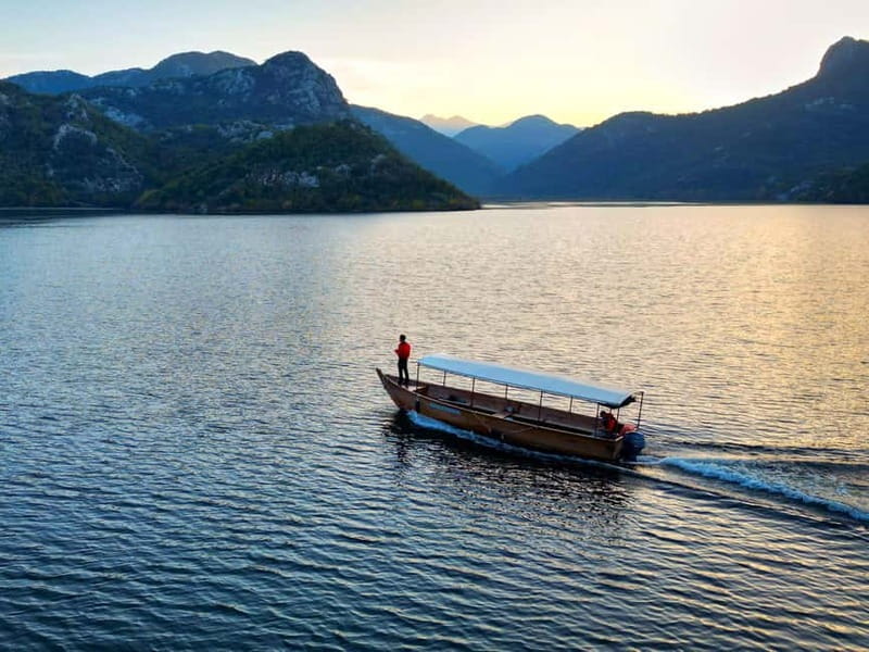Skadar Lake: Guided Sunset Boat Tour with Wooden Boat & Wine - Key points at a glance
