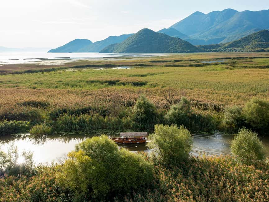 Skadar Lake Guided Tour to Vranjina Monastery & Wine Tasting - Wine on the water near the Morača delta