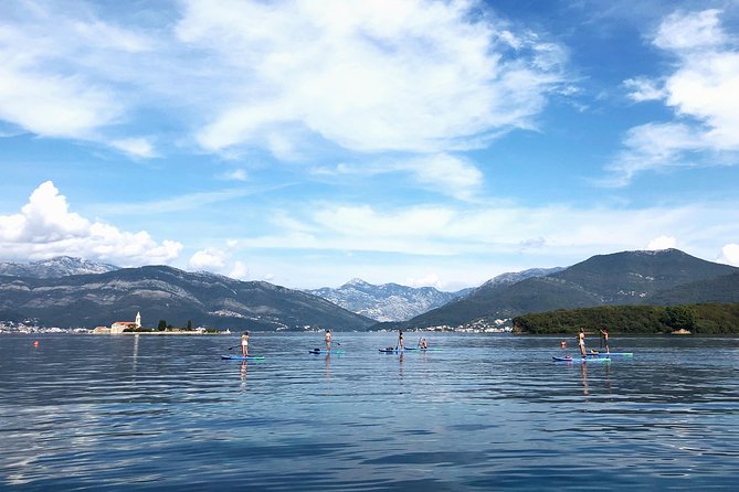 Stand-Up-Paddle Board at Bay of Kotor from Tivat or Kotor - Finding your balance on the board