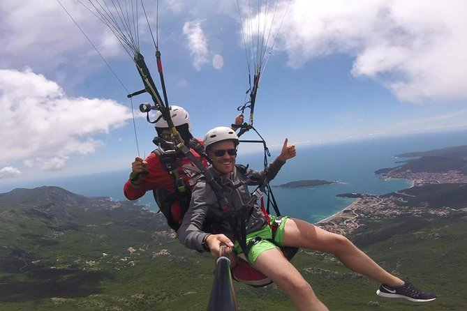 Tandem paragliding in Budva /All-inclusive - Weather delays are a feature, not a flaw