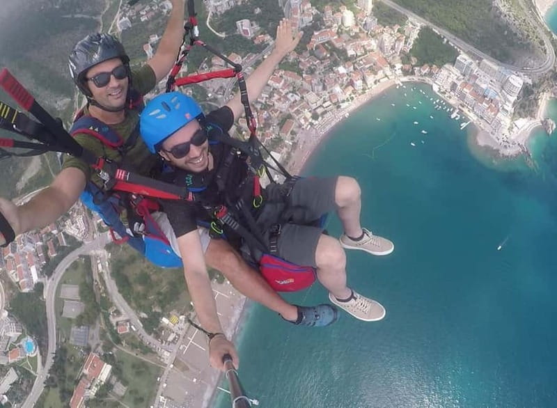 Tandem Paragliding in Budva with Expert Pilots/All-inclusive - Key points before you book