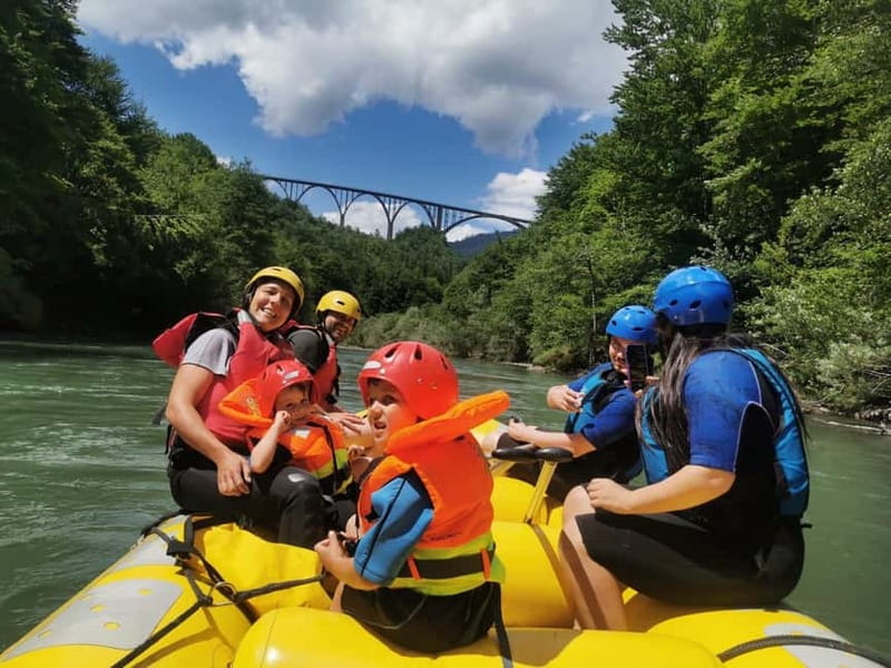 TARA BRIDGE: Tara River Rafting Trip with Jeep Transfer - Rafting the Tara River for about 90 minutes