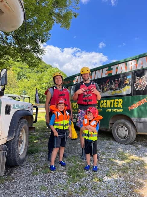 TARA BRIDGE: Tara River Rafting Trip with Jeep Transfer - What the $101 price includes