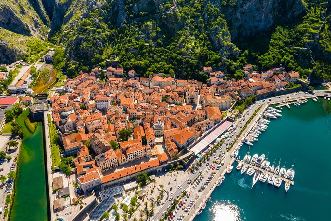 The Grand Boka Tour:Blue Cave, Lady of the Rocks & Submarine Base - A short look at Perast from the water