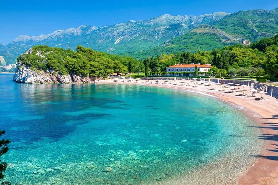 Tirana/Durres/Shkoder: Montenegro Day Tour Budva & S. Stefan - St. Sava Church gives you the day’s big view