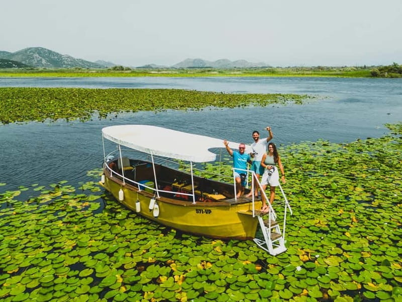 Virpazar: Skadar Lake National Park Boat Tour & Karuč Visit - Reaching the broad waters of Lake Skadar